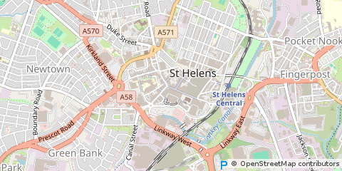 Map of Merseyside