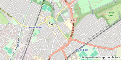 Map of Epsom