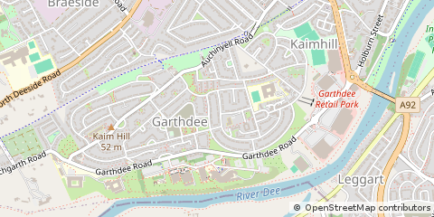 Map of Aberdeen