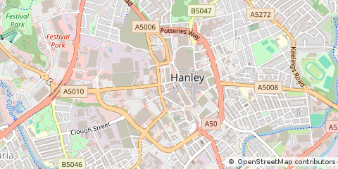 Map of Stoke-on-Trent