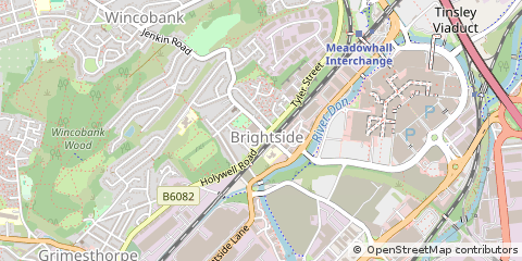 Map of Sheffield