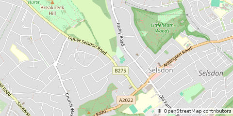 Map of South Croydon