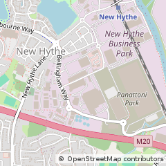 Map of Aylesford, Kent
