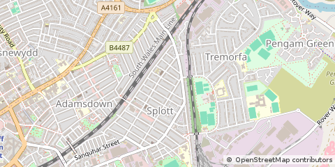 Map of Cardiff