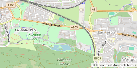 Map of Falkirk