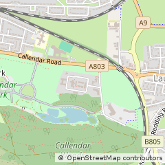 Map of Falkirk