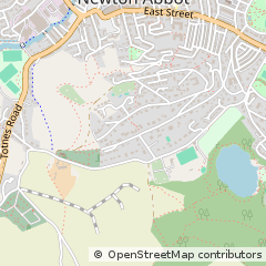 Map of Newton Abbot, Devon