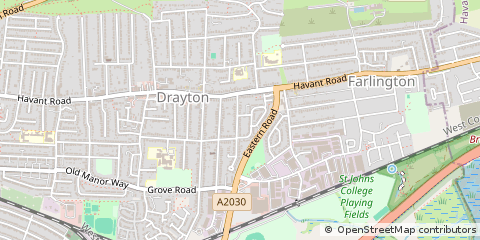 Map of Portsmouth, Hampshire