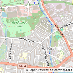 Map of Walsall, West Midlands