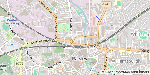 Map of Paisley