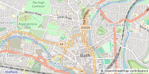 Map of Bath