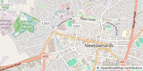 Map of Newtownards