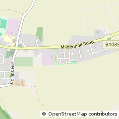 Map of Fordham, Cambridgeshire