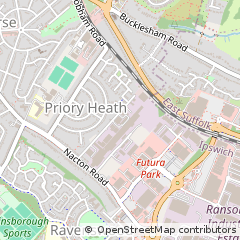 Map of Ipswich, Suffolk