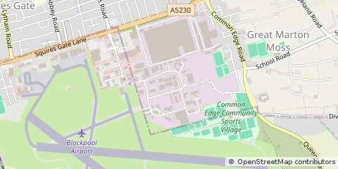 Map of Blackpool, Lancashire