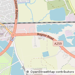 Map of Chichester, West Sussex
