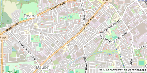 Map of Bolton