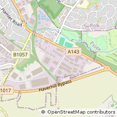 Map of Haverhill, Suffolk