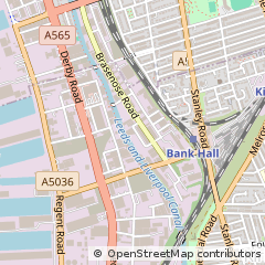 Map of Liverpool, Merseyside