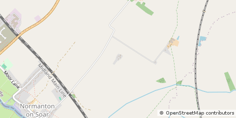 Map of Loughborough, Leicestershire