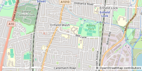 Map of Enfield
