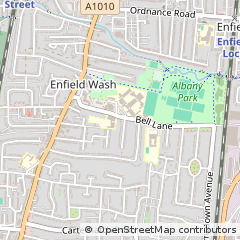 Map of Enfield