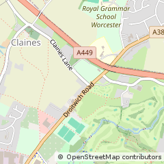 Map of Worcester