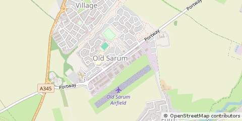 Map of Salisbury, Wiltshire