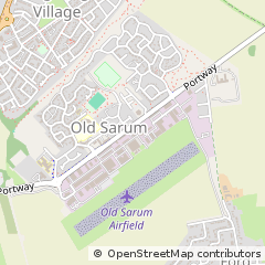 Map of Salisbury, Wiltshire