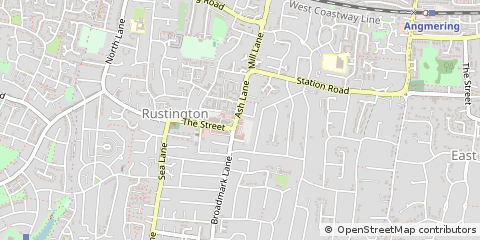 Map of Littlehampton, West Sussex