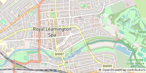 Map of Leamington SPA