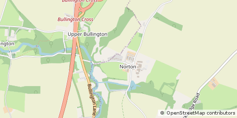 Map of Winchester, Hampshire