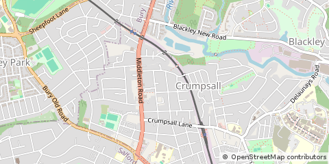 Map of Manchester