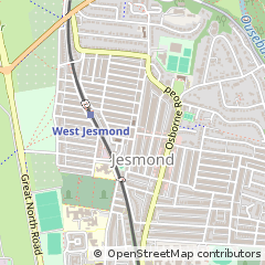 Map of Newcastle on Tyne