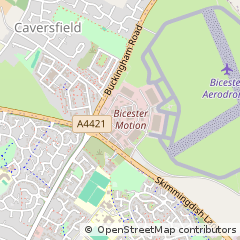 Map of Bicester, Oxfordshire