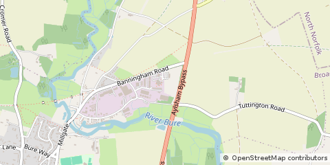 Map of Norwich, Norfolk