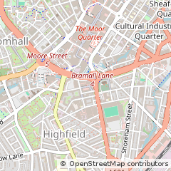 Map of Sheffield