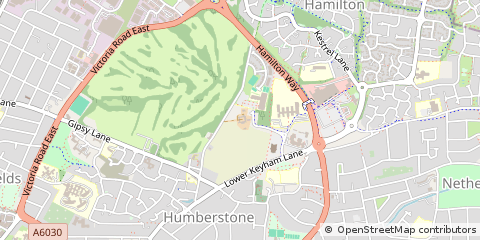 Map of Leicester