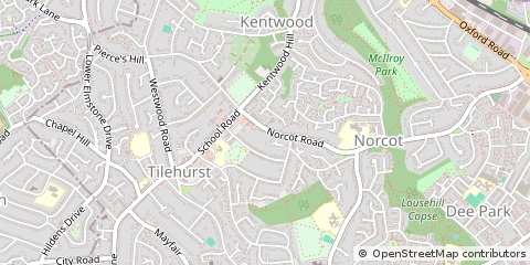 Map of Reading, Berkshire