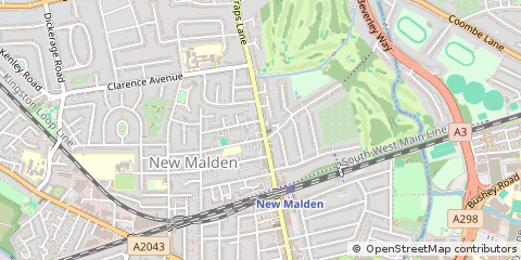Map of NEW Malden
