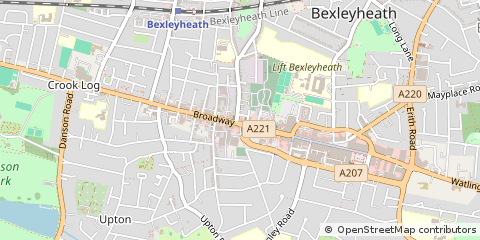 Map of Bexleyheath