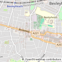 Map of Bexleyheath