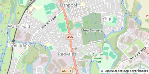 Map of Bury