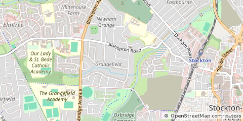 Map of Stockton-on-Tees