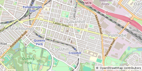 Map of Glasgow