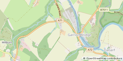 Map of Cornsilloch, Lanarkshire