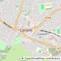 Map of Lanark