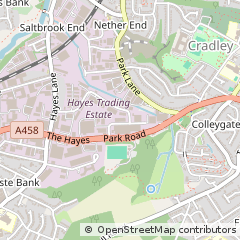 Map of Halesowen, West Midlands