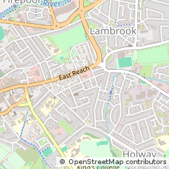 Map of Taunton, Somerset