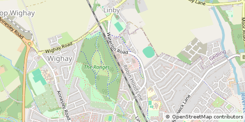 Map of Nottingham, Nottinghamshire